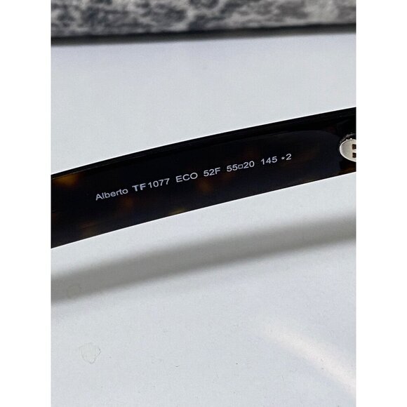 NEW Tom Ford Alberto Gradient Square Sunglasses in a Dark Havana Tortoiseshell main image 4